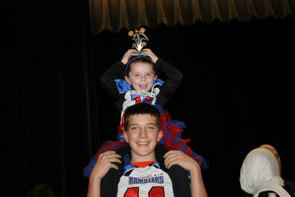 Ramblers cheer squad